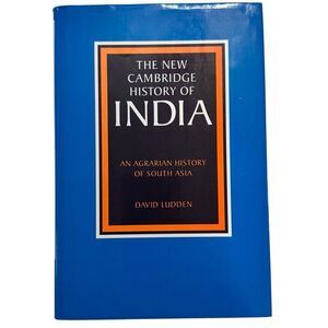 An Agrarian History of South Asia  by David Ludden / History of India 1999 HB